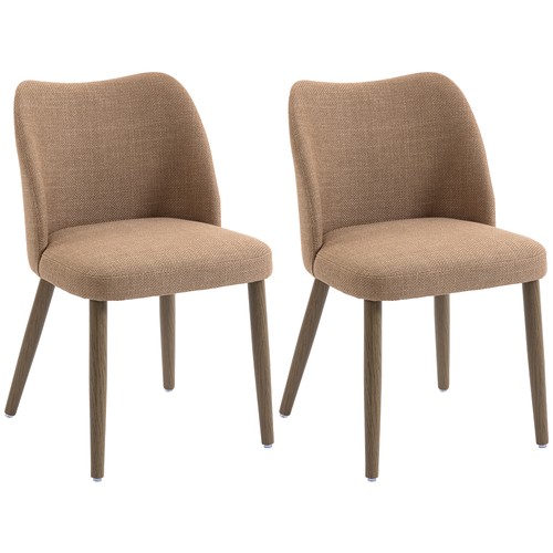Homcom dining chairs set 2 - dining,