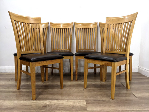 Dining chairs solid oak - chairs,