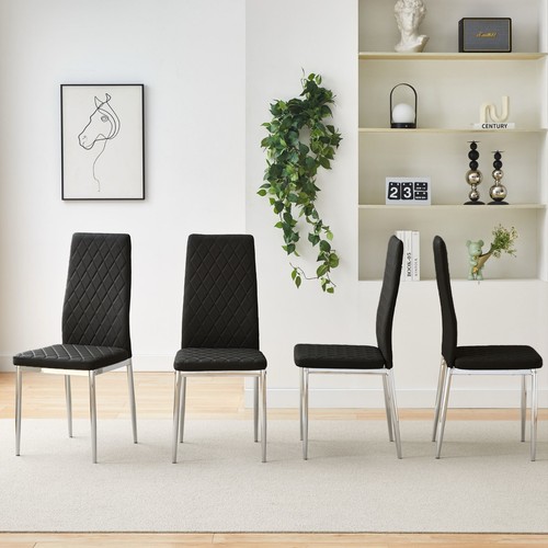 Dining chairs set faux - chairs,