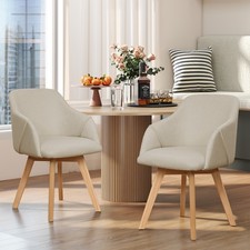 Bekrvio 2pcs Swivel Dining