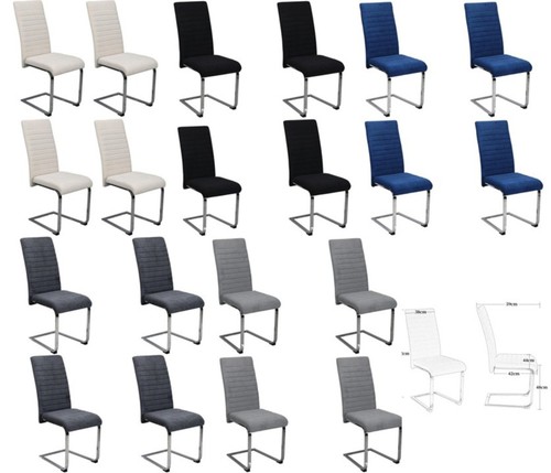Velvet dining chairs chrome - velvet,